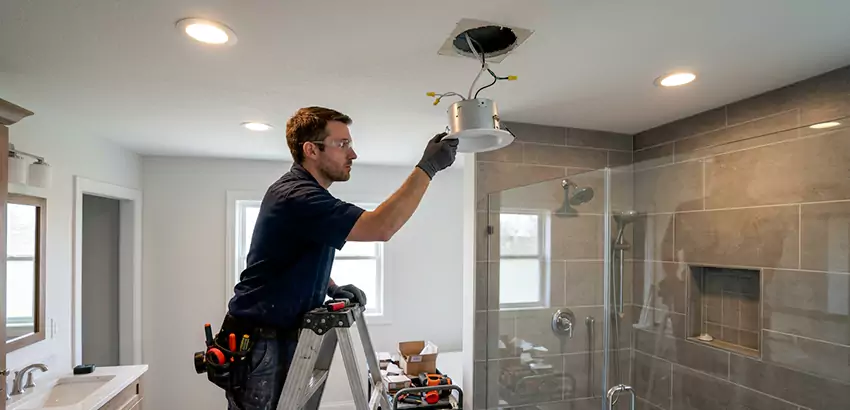 Bathroom and Shower Recessed Lighting Installation in Nashville